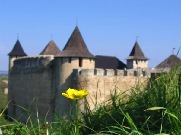 Old fortress in Khotyn, Ukraine — Stock Photo, Image