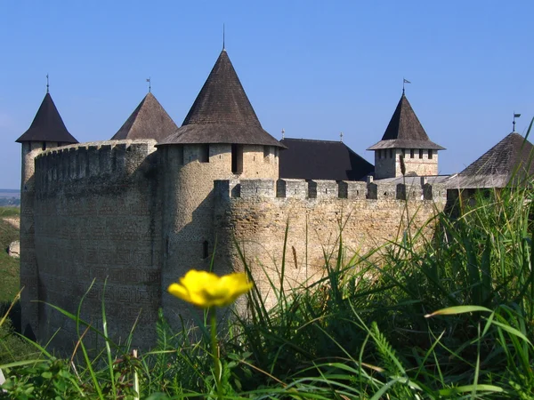 Old fortress in Khotyn, Ukraine