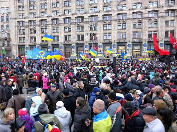 Protesty v Kyjevě, Ukrajina — Stock fotografie