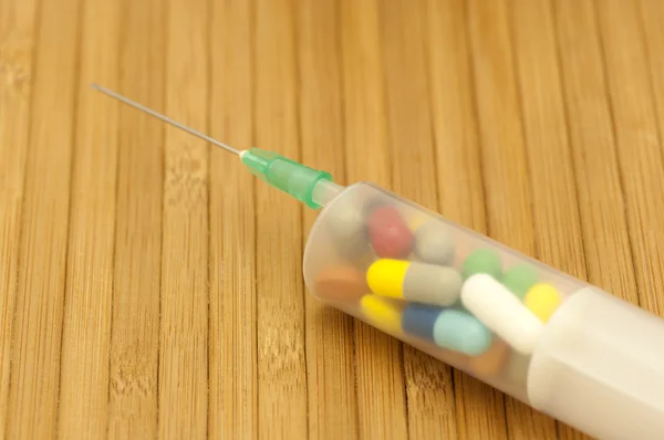 ยาเสพติดในฉีดยา — ภาพถ่ายสต็อก