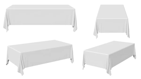 Rektangulär bordsduk set — Stockfoto