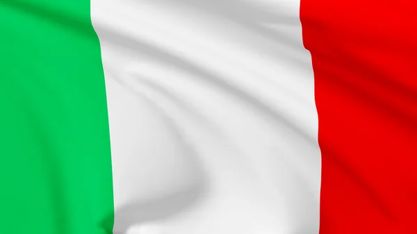 Italienska republikens flagga — Stockfoto