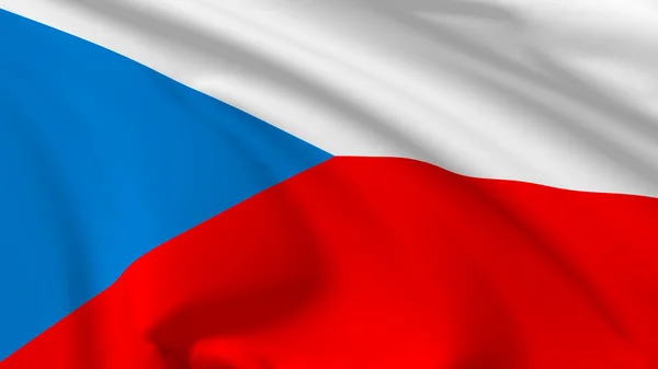 Vlajka České republiky — Stock fotografie