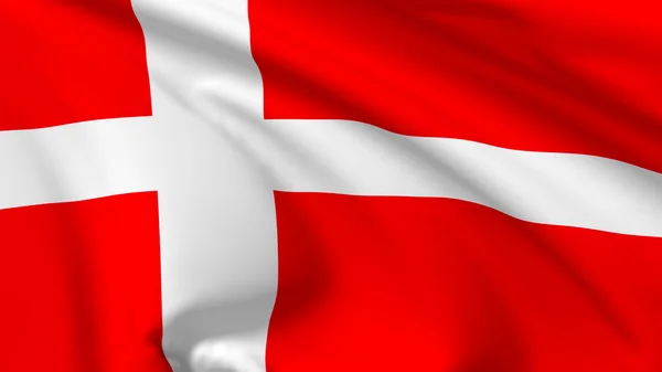 Flag of Denmark — Stock Photo, Image