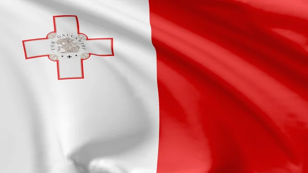 Málta zászlaja — Stock Fotó