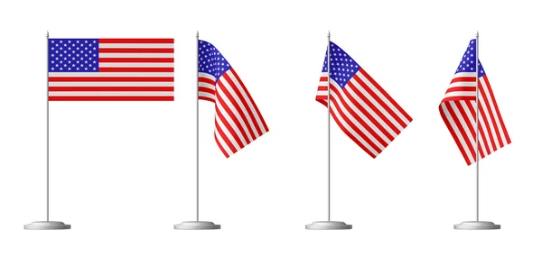 Stolik flaga Stanów Zjednoczonych — Zdjęcie stockowe
