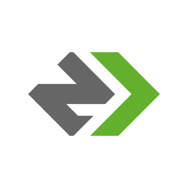 Brief Logo Design Ursprüngliche Logo Monogramm — Stockvektor