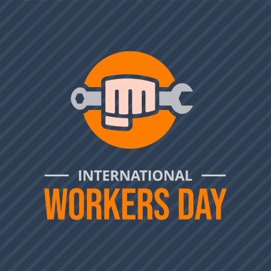 International workers day. 1st may labour day, labor day poster - Vector