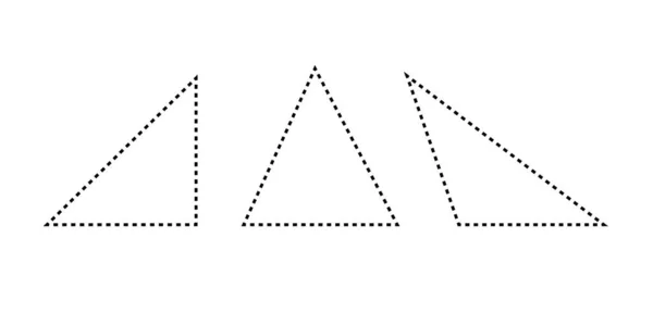 Tipi Triangolo Basati Angoli Illustrazione Delle Forme Base Matematica Vettore — Vettoriale Stock