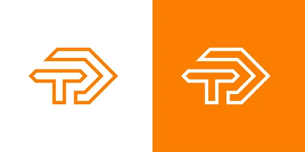 Letter Logo Design Minimal Elegant Monogram — Stockvektor
