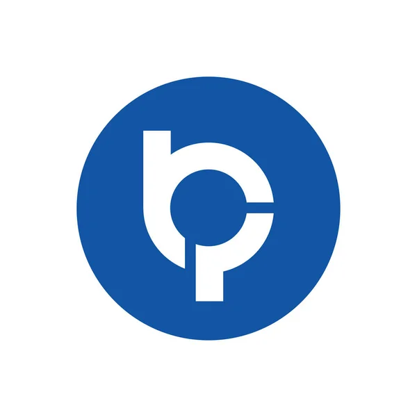 Letra Inicial Logotipo Icono Elementos Plantilla Diseño — Vector de stock
