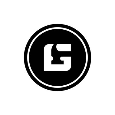 G harfi çekiç logosu tasarımı, inşaat ve yenileme logosu konsepti