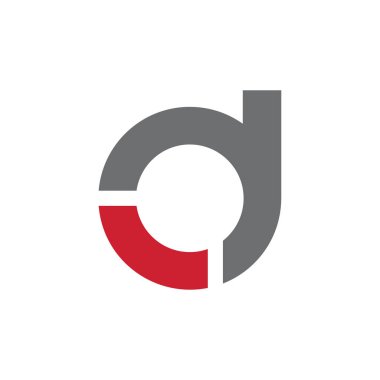 Simple letter d vector logo icon design template - Vector