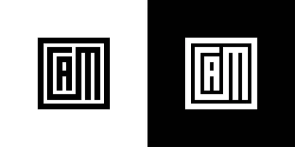 Letra Logotipo Cam Vetor Inicial Logotipo Monograma Cam —  Vetores de Stock