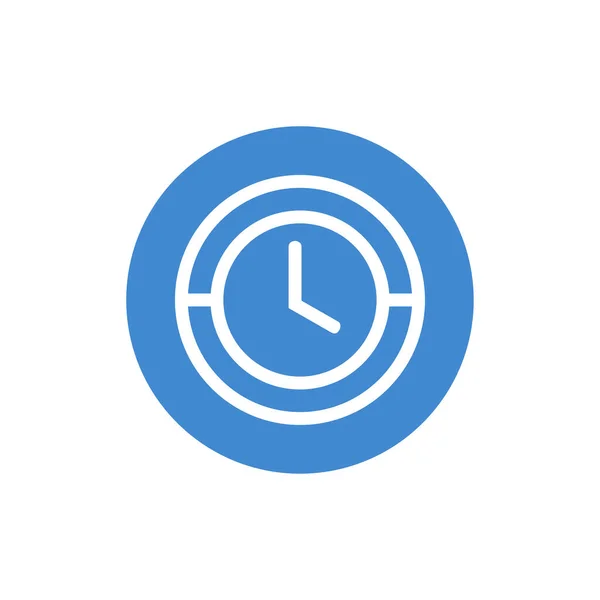 Reloj Logotipo Icono Vector Arte Concepto Icono Tiempo — Archivo Imágenes Vectoriales