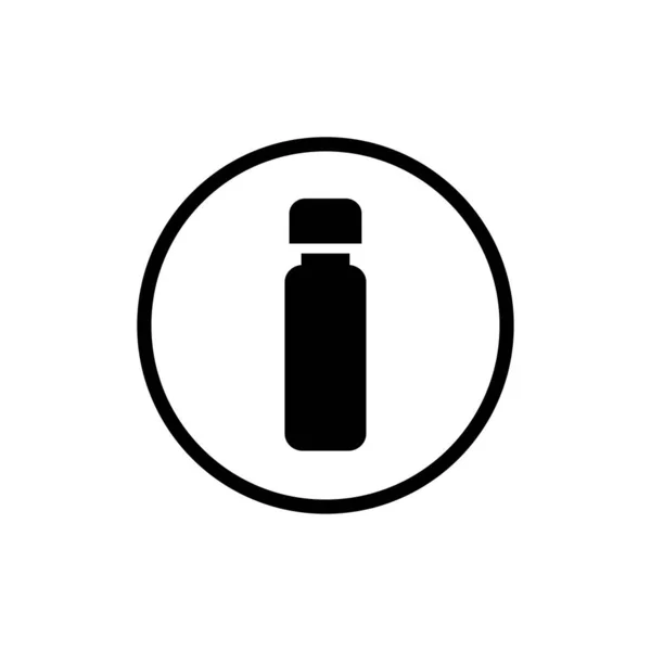 Medicamento Garrafa Logotipo Ícone Design Modelo Elementos Vector —  Vetores de Stock