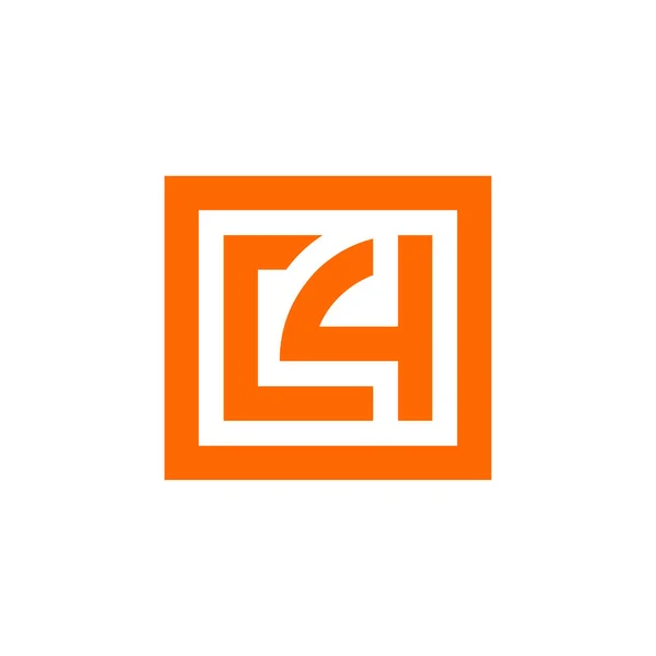Ursprüngliche Monogramm Buchstaben Logo Design Vorlagenvektor — Stockvektor
