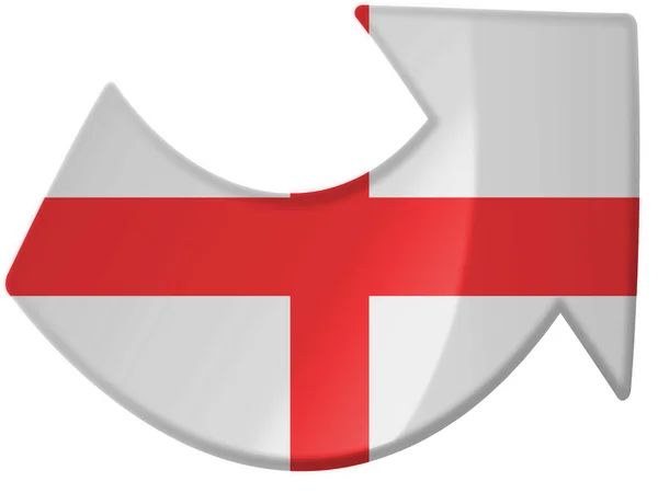 Englands flagga — Stockfoto