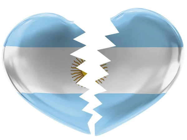 Die argentinische Flagge — Stockfoto