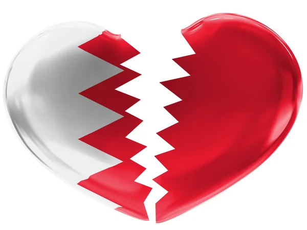 Bahrain-Flagge — Stockfoto