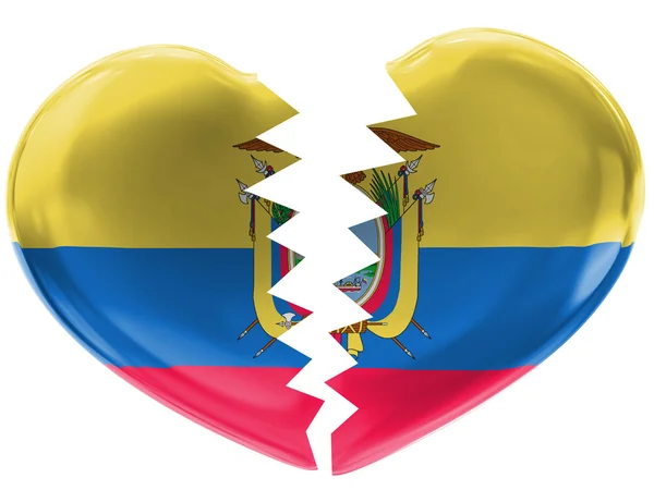 Vlajka Ekvádoru — Stock fotografie