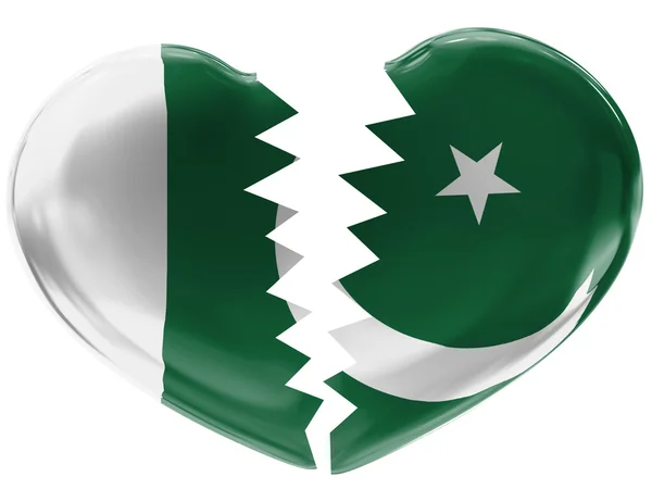 La bandiera pakistana — Foto Stock