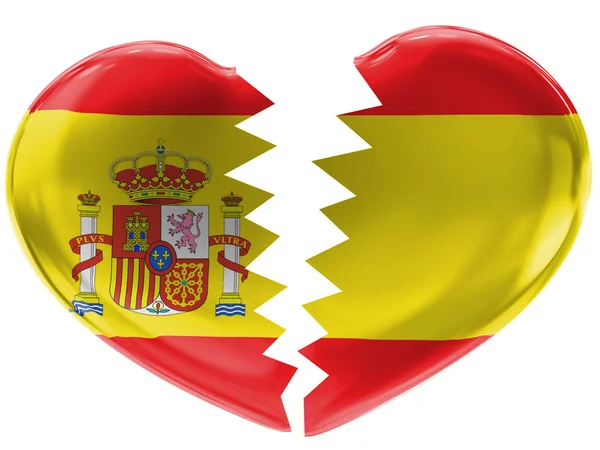 A bandeira espanhola — Fotografia de Stock