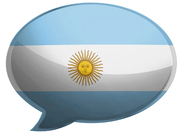 La bandiera argentina — Foto Stock