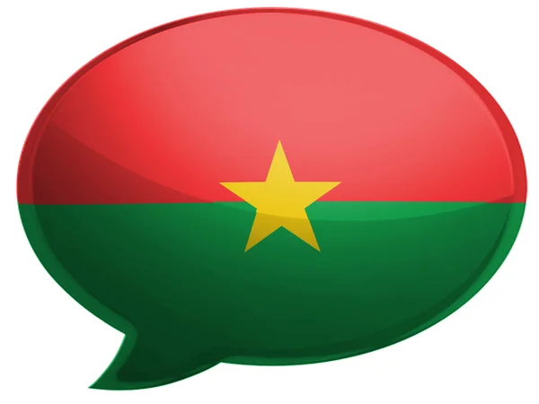 Vlag van Burkina faso — Stockfoto