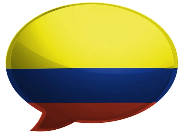 The Colombian flag — Stock Photo, Image