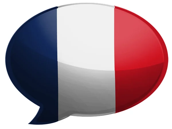 De Franse vlag — Stockfoto