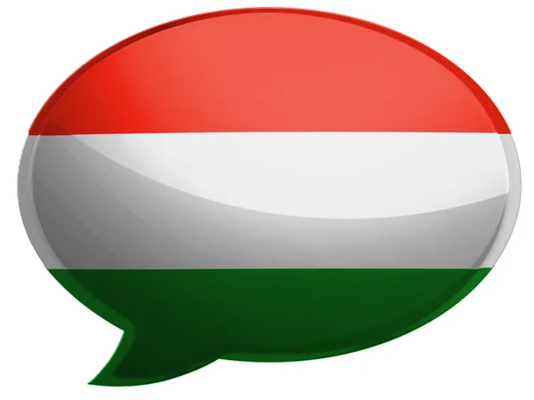 Die ungarische Flagge — Stockfoto