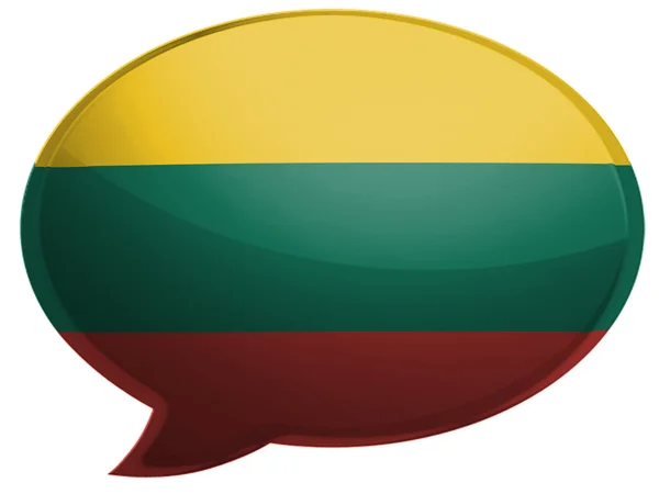 The Lithuanian flag — Stock Photo, Image