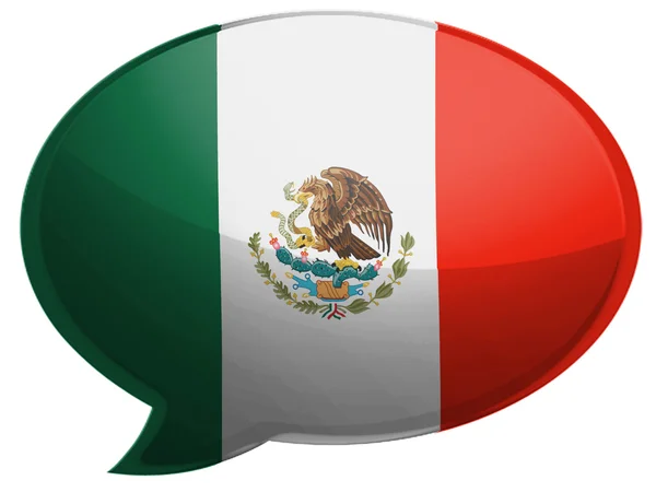 The Mexican flag — Stock Photo, Image