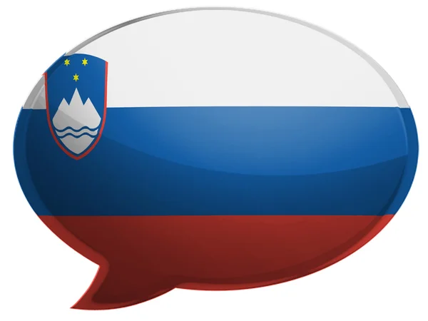 The Slovenia flag — Stock Photo, Image