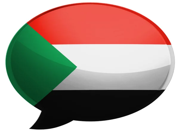 The Sudan flag — Stock Photo, Image