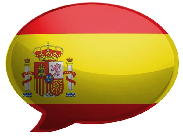 Det spanske flag - Stock-foto