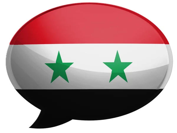 De vlag van Syrië — Stockfoto