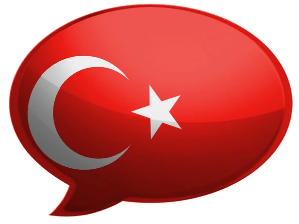 The Turkish flag — Stock Photo, Image