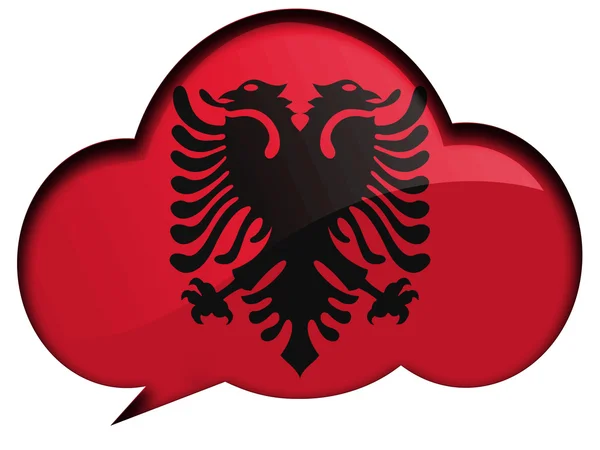 Bandera de Albania —  Fotos de Stock