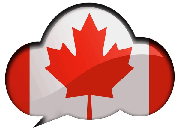 De Canadese vlag — Stockfoto