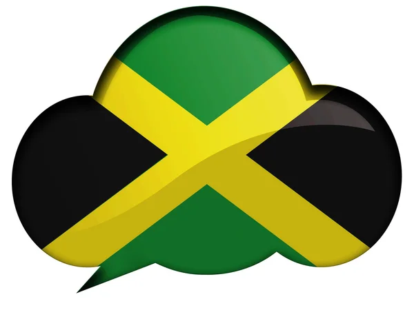 Vlajka Jamajky — Stock fotografie