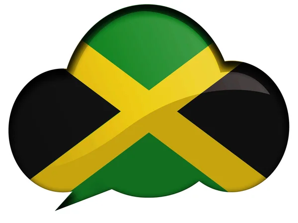 Jamaica vlag — Stockfoto