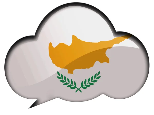 Kıbrıs bayrağı — Stok fotoğraf
