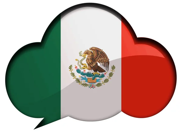 The Mexican flag — Stock Photo, Image