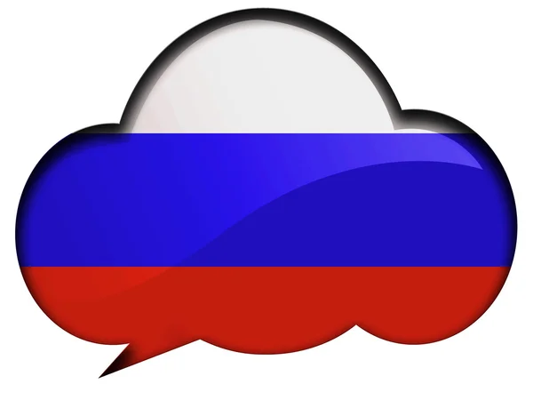 The Russian flag — Stock Photo, Image