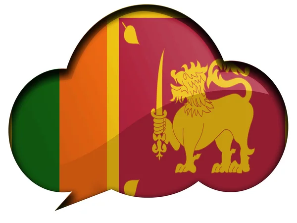 Vlag van Sri lanka — Stockfoto