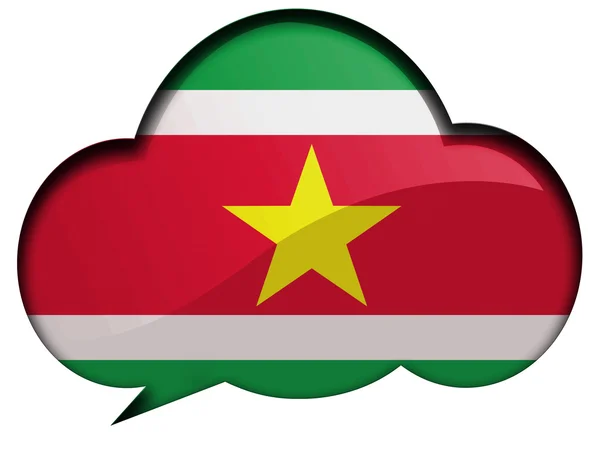 Surinamese flag — Stock Photo, Image