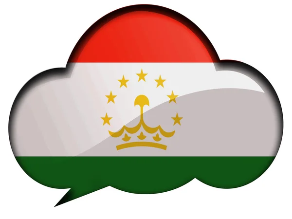 The Tajik flag — Stock Photo, Image