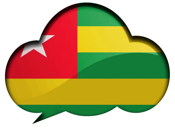 Togo bayrağı — Stok fotoğraf